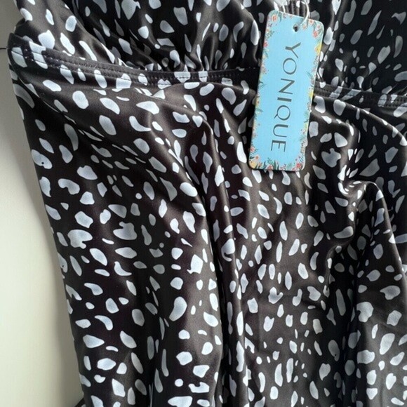 Yonique Tankini Tops for Women No Bottom Flowy Bathing Suit V Neck Swim Top S. - Picture 7 of 11